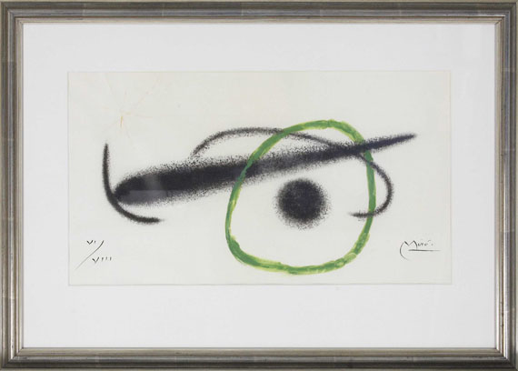 Joan Miró - Aus: Fusées - Rahmenbild