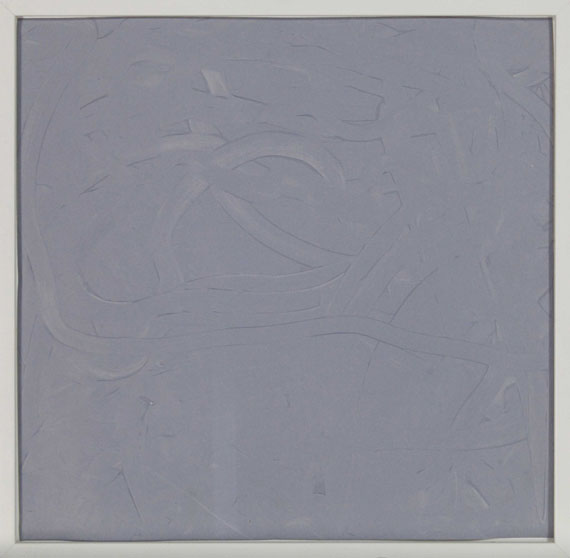 Gerhard Richter - Vermalung (grau) - Rahmenbild
