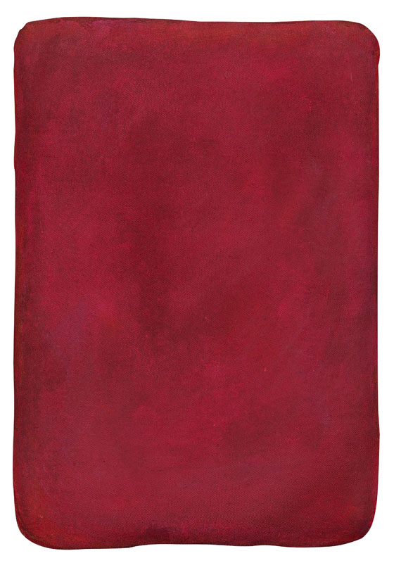 Gotthard Graubner - Ohne Titel (Farbraumkörper, rot) - Weitere Abbildung