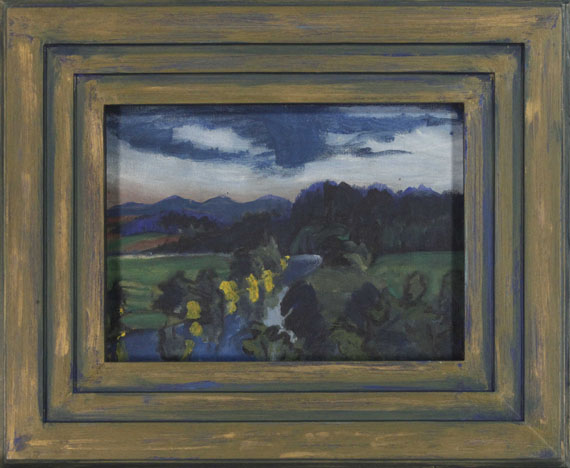 Ernst Ludwig Kirchner - Die Mulde bei Lichtenwalde - Rahmenbild