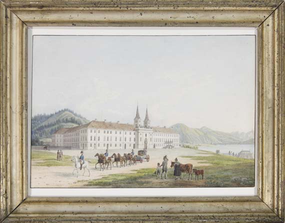Heinrich Adam - Schloss Tegernsee - Rahmenbild