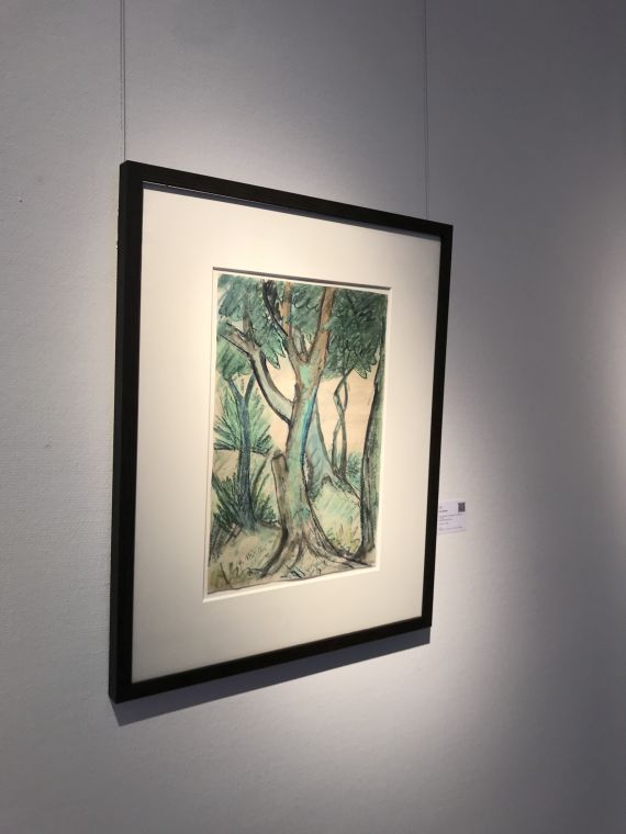 Otto Mueller - Wald/Landschaft mit Bäumen im Vordergrund - Weitere Abbildung