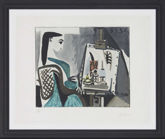 Pablo Picasso - Femme dans l?Atelier - Rahmenbild