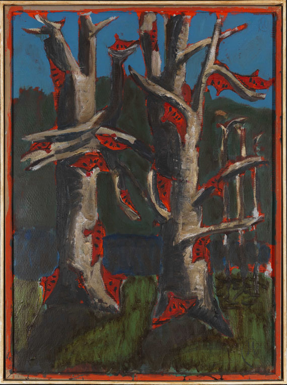 Lüpertz - Serie über Courbet