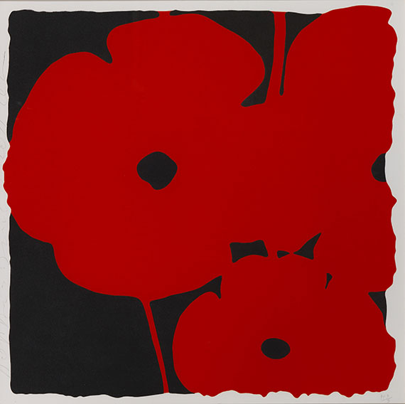 Donald Sultan - Poppies