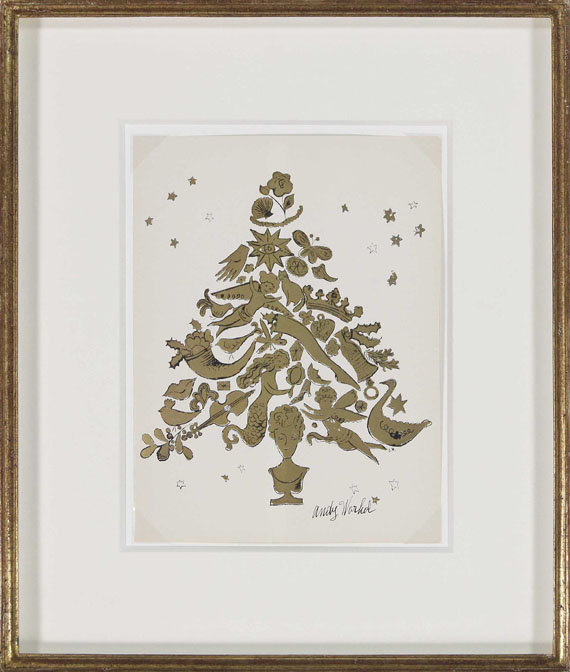Andy Warhol - Christmas Tree - Rahmenbild