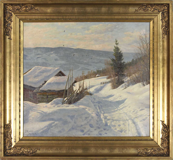 Peder (Peder Mørk Mønsted) Mönsted - Sonniger Wintertag in Norwegen - Rahmenbild