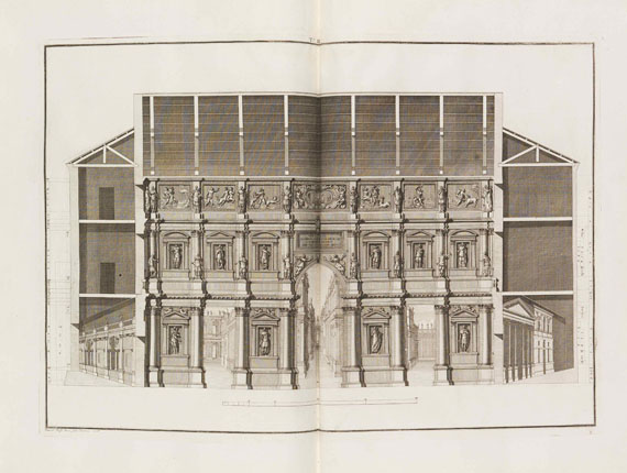 Andrea Palladio - Le Batimens et les Desseins. 4 Tle. in 2 Bdn.