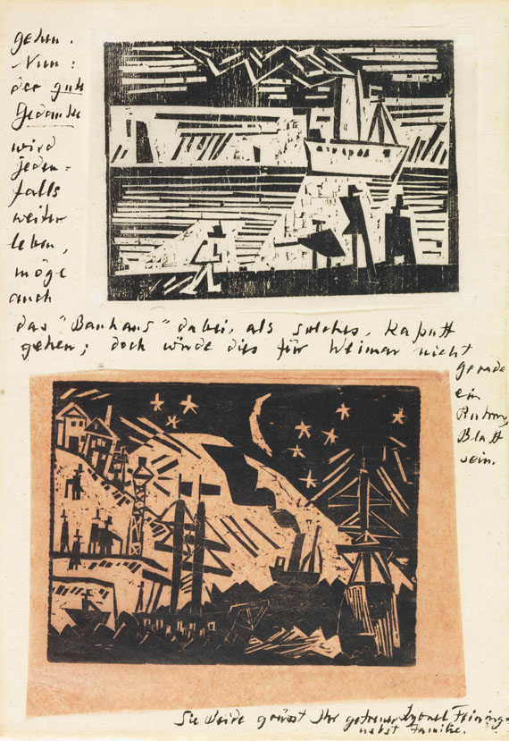 Lyonel Feininger - Eigenhändiger Brief - Weitere Abbildung