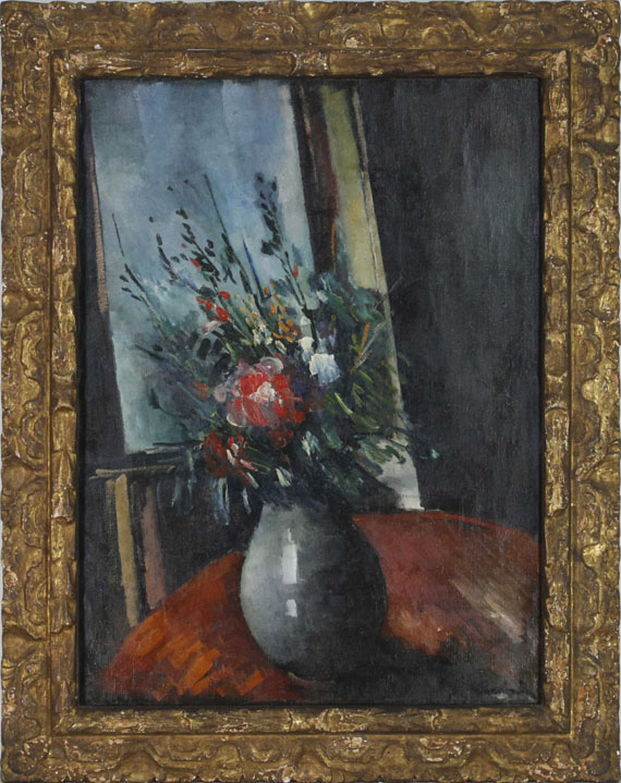 Vlaminck - Bouquet devant la fenêtre