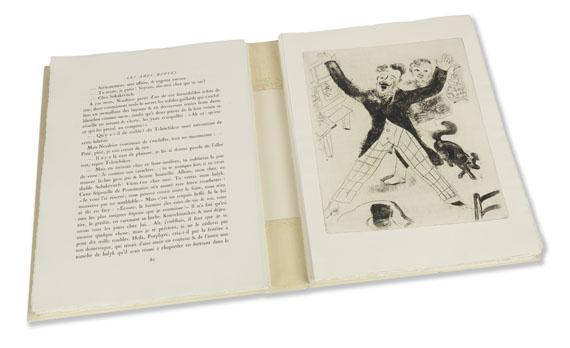 Marc Chagall - Gogol, Nicolas, Les ames mortes, 2 Bände - Weitere Abbildung