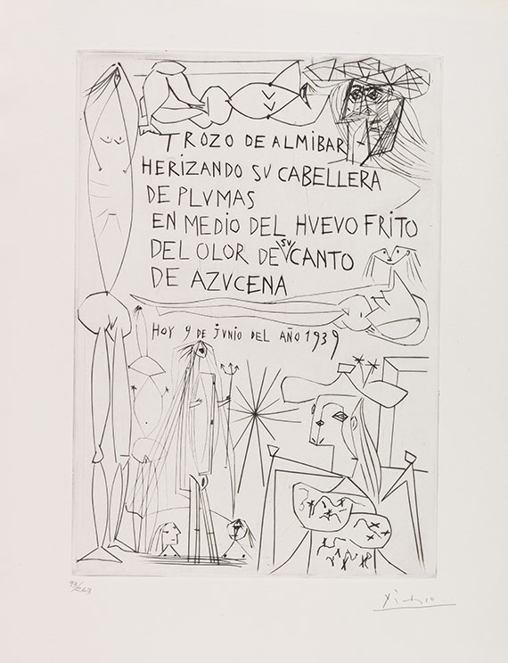 Pablo Picasso - El entierro del Conde de Orgaz - Weitere Abbildung