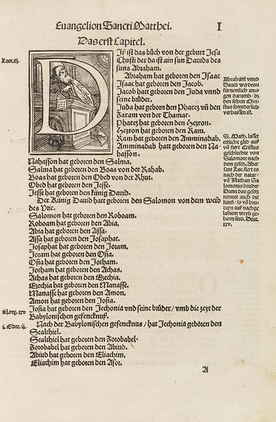  Biblia germanica - Das neü Testament. Augsburg, Otmar - Weitere Abbildung
