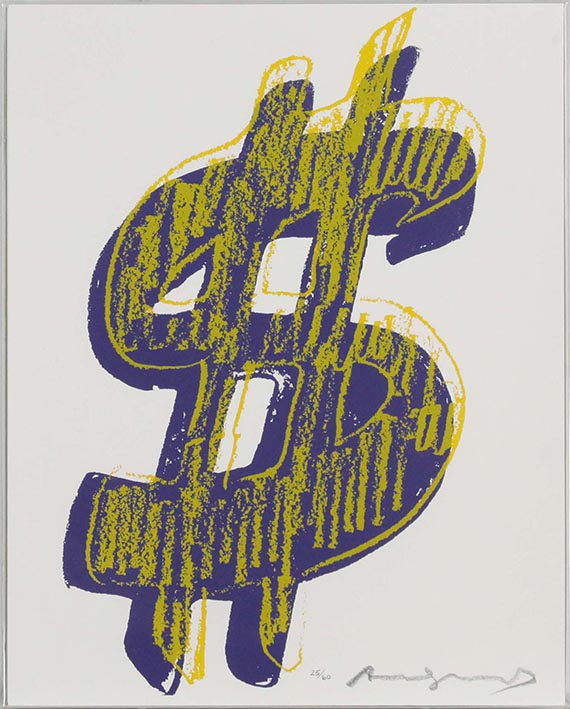 Andy Warhol - $ (1) - Rahmenbild