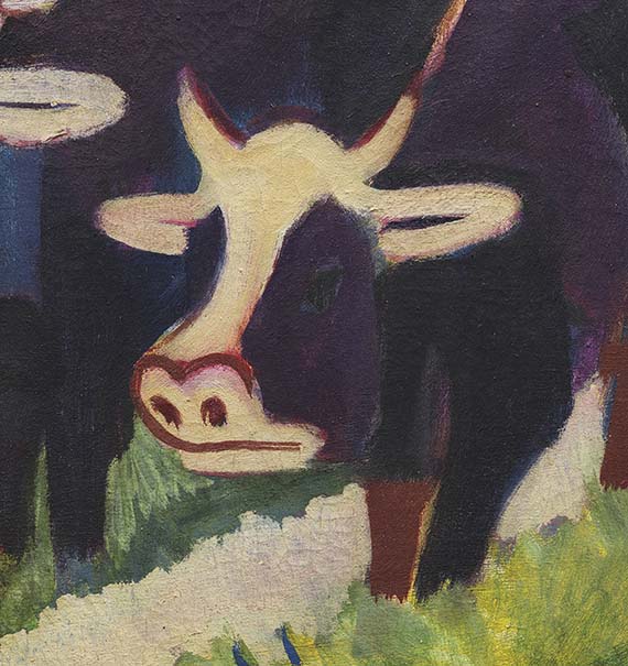 Ernst Ludwig Kirchner - Kühe auf der Alp