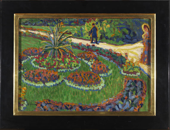 Ernst Ludwig Kirchner - Im Park - Rahmenbild