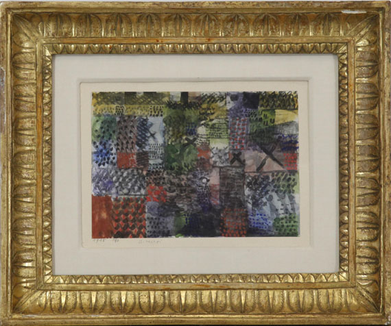 Paul Klee - Stickerei - Rahmenbild