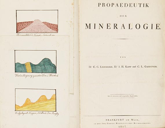 Karl Caesar von Leonhard - Propaedeutik der Mineralogie. Handexemplar von K. L. Gärtner - Weitere Abbildung