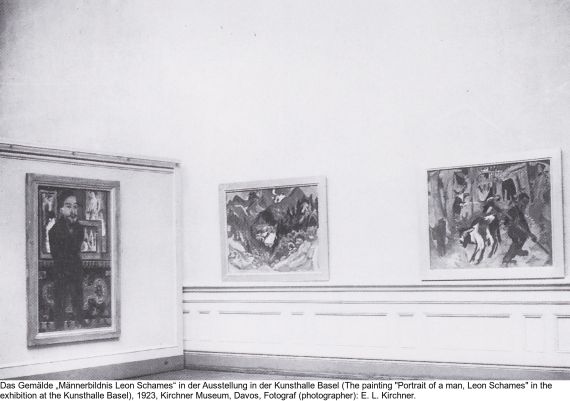 Ernst Ludwig Kirchner - Männerbildnis L. Schames - Weitere Abbildung