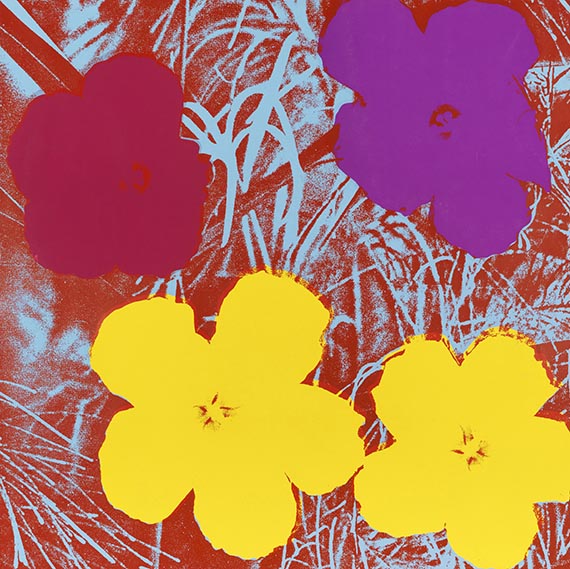 Andy Warhol - Flowers (10 Blatt) - Weitere Abbildung