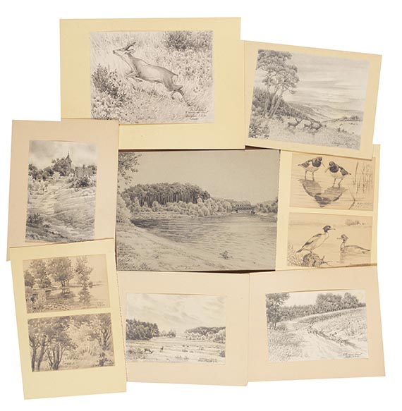 Victor Stoetzner-Lund - Sammlung von 112 Zeichnungen aus dem Nachlass des Künstlers - Weitere Abbildung