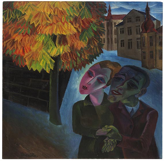 Conrad Felixmüller - Herbst in Klotzsche / Das eingeschlafene Modell II