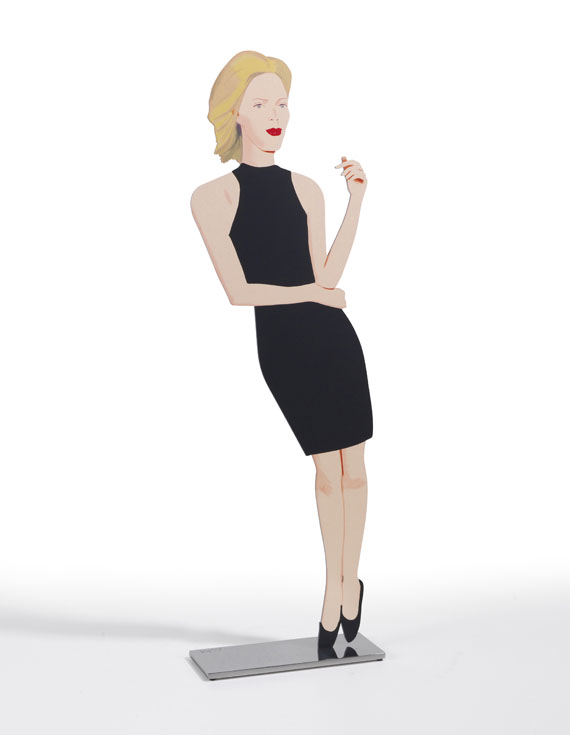 Alex Katz - Black Dress 8 (Ruth)