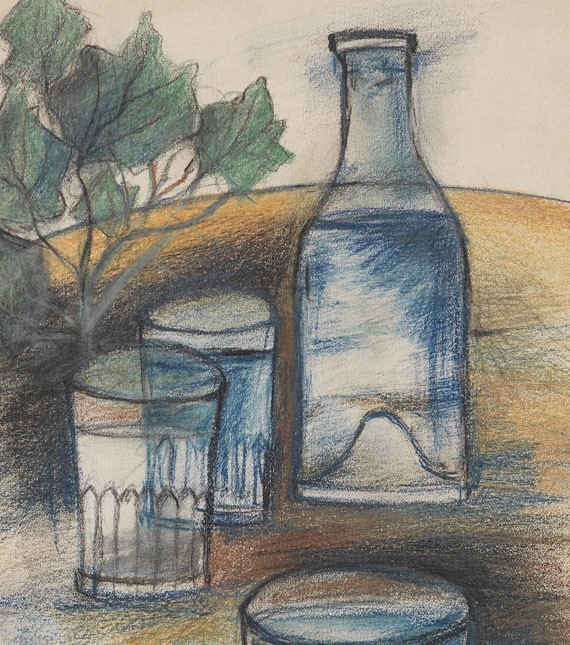 Maurice Utrillo - Le vin d?Utrillo (La bouteille et les verres) - Weitere Abbildung