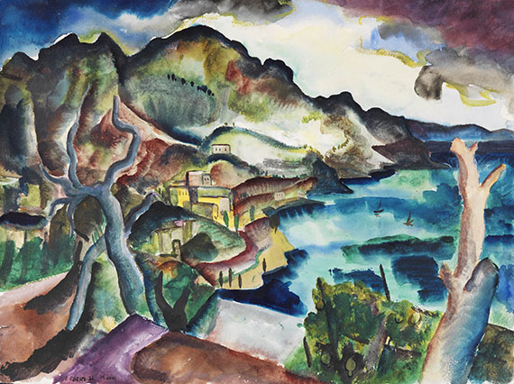 Josef Eberz - Landschaft bei Minori