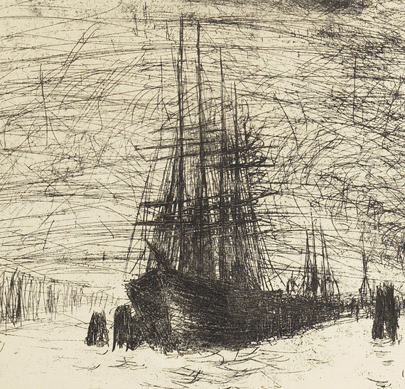 Emil Nolde - Hamburg, Reiherstiegdock - Weitere Abbildung