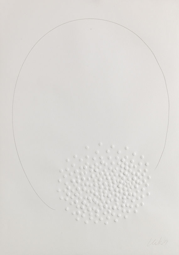 Günther Uecker - Hommage à Fontana