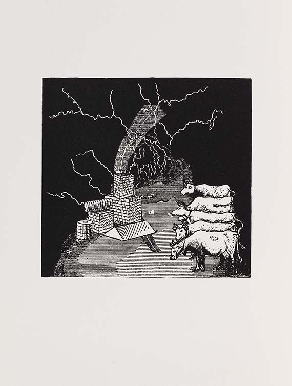 Max Ernst - Les malheurs des immortels (mit Texten von Paul Eluard) - Weitere Abbildung