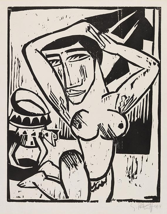 Karl Schmidt-Rottluff - Kniende