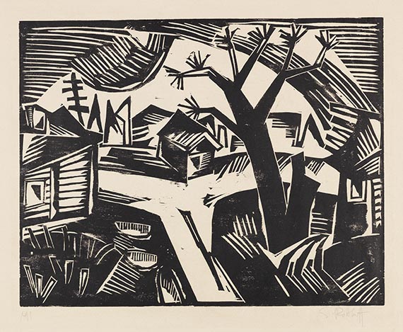 Karl Schmidt-Rottluff - Russische Landschaft