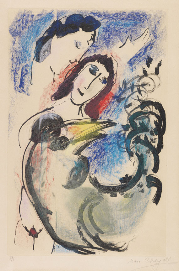 Marc Chagall - Hahn ("Le coq jaune")