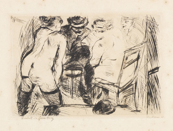 Max Beckmann - Bordell in Hamburg