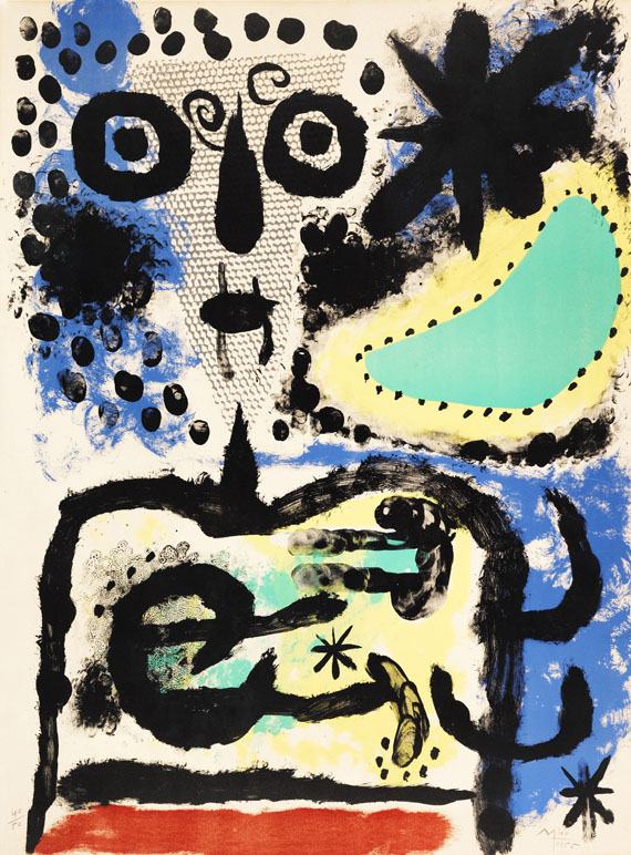 Joan Miró - Personnage nuageux