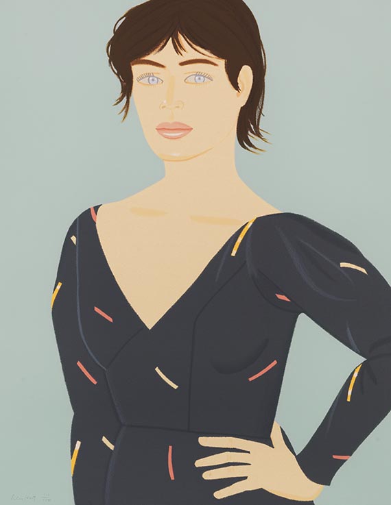 Alex Katz - Gray Dress (Laura)