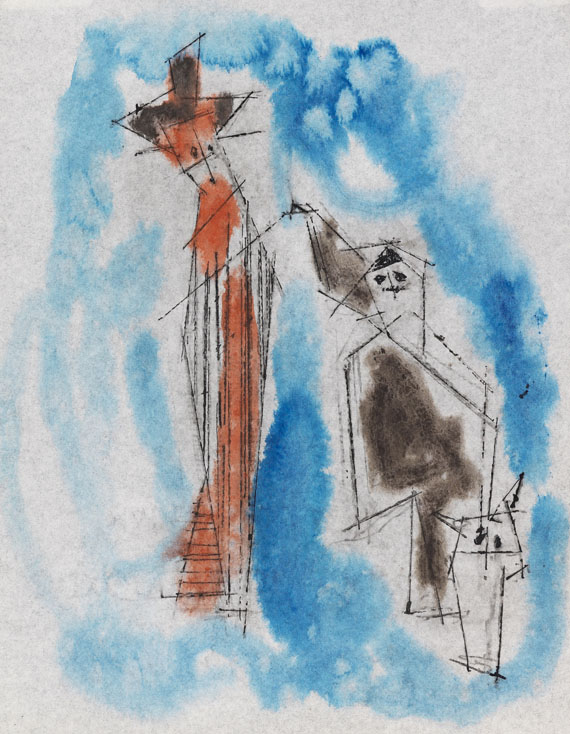 Lyonel Feininger - Three Figures