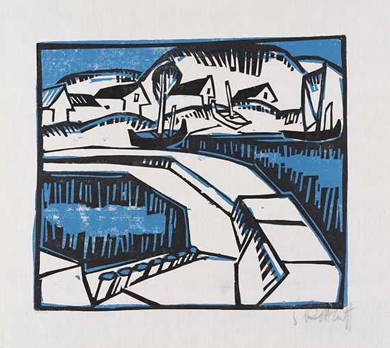 Karl Schmidt-Rottluff - Dünen und Mole