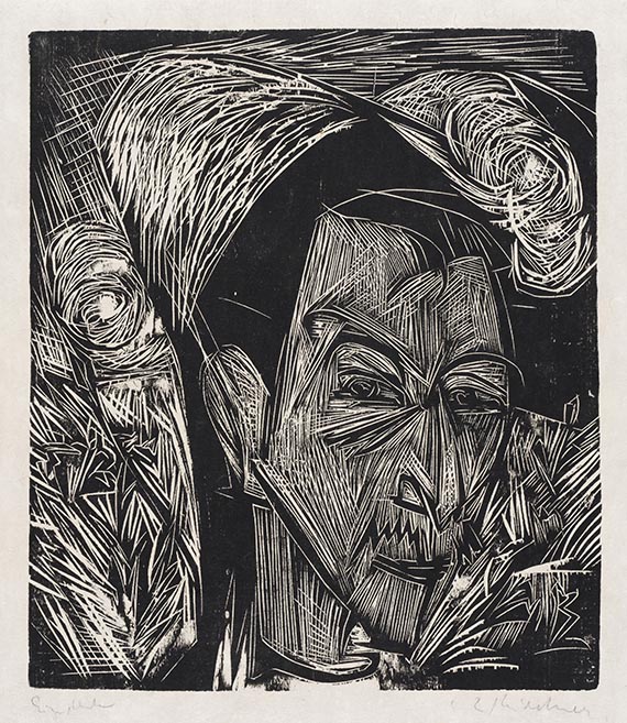 Ernst Ludwig Kirchner, Bildnis David Müller