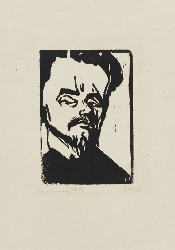 Erich Heckel - Malerbildnis