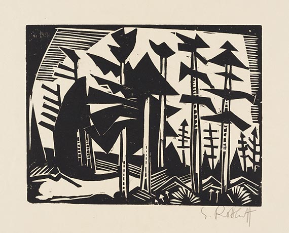 Karl Schmidt-Rottluff - Russischer Wald