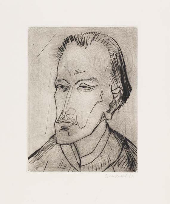 Erich Heckel, Bildnis M. H. (Mein Bruder / M.)