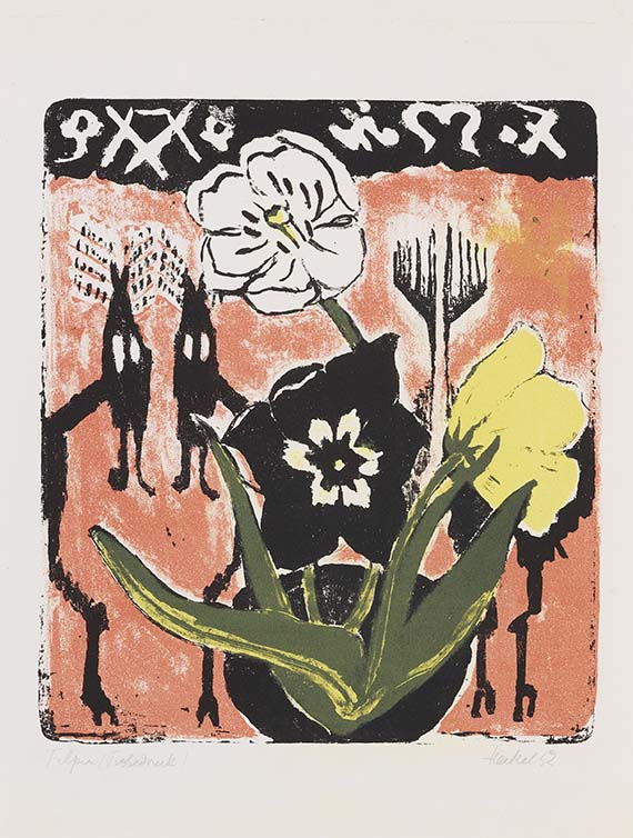 Erich Heckel - Tulpen