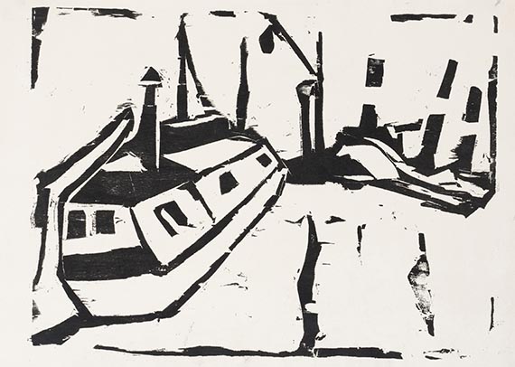 Ernst Ludwig Kirchner - Elbzillenschlepper
