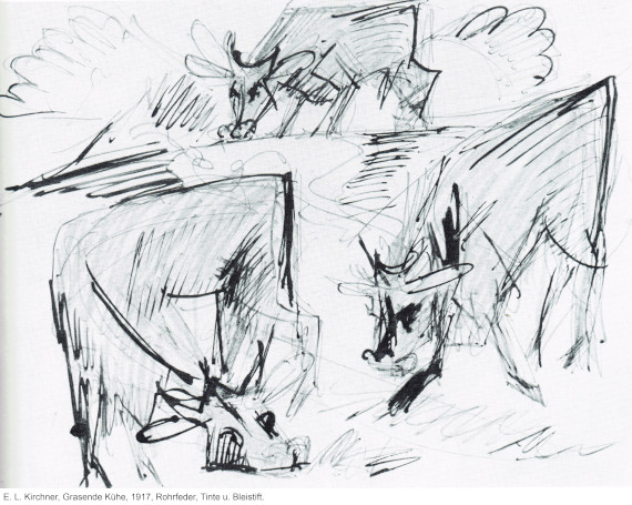 Ernst Ludwig Kirchner - Kühe - Weitere Abbildung