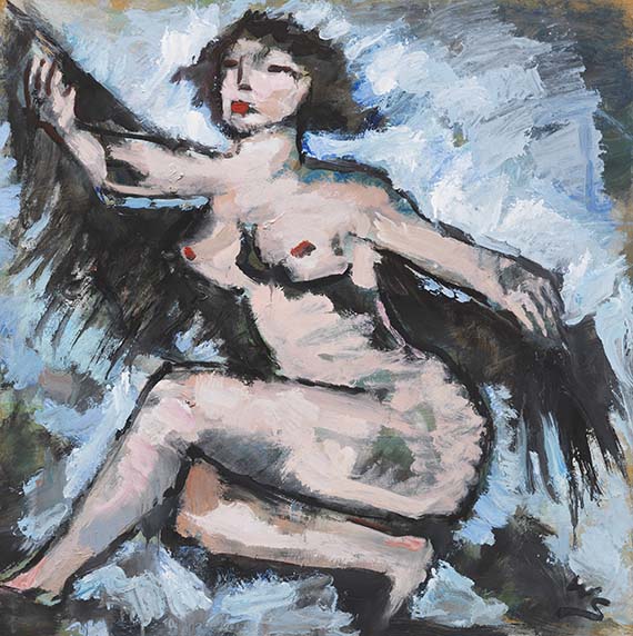 Werner Scholz - Tanzmädchen (mit schwarzem Tuch)