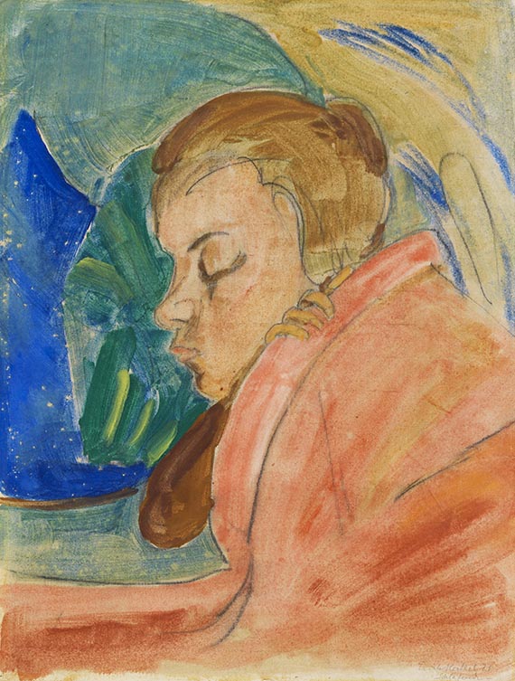 Erich Heckel - Schlafende