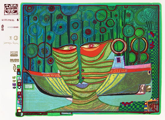 Friedensreich Hundertwasser - Regentag (Look at it on a rainy day) - Weitere Abbildung